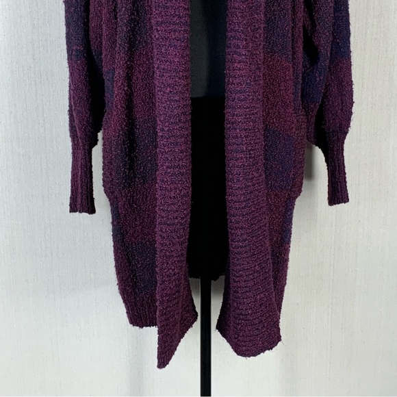 VTG 80s~Penbrooke Lane Retro Oversized/Slouchy Open Front Long Line Cardigan~SzM - Picture 5 of 14